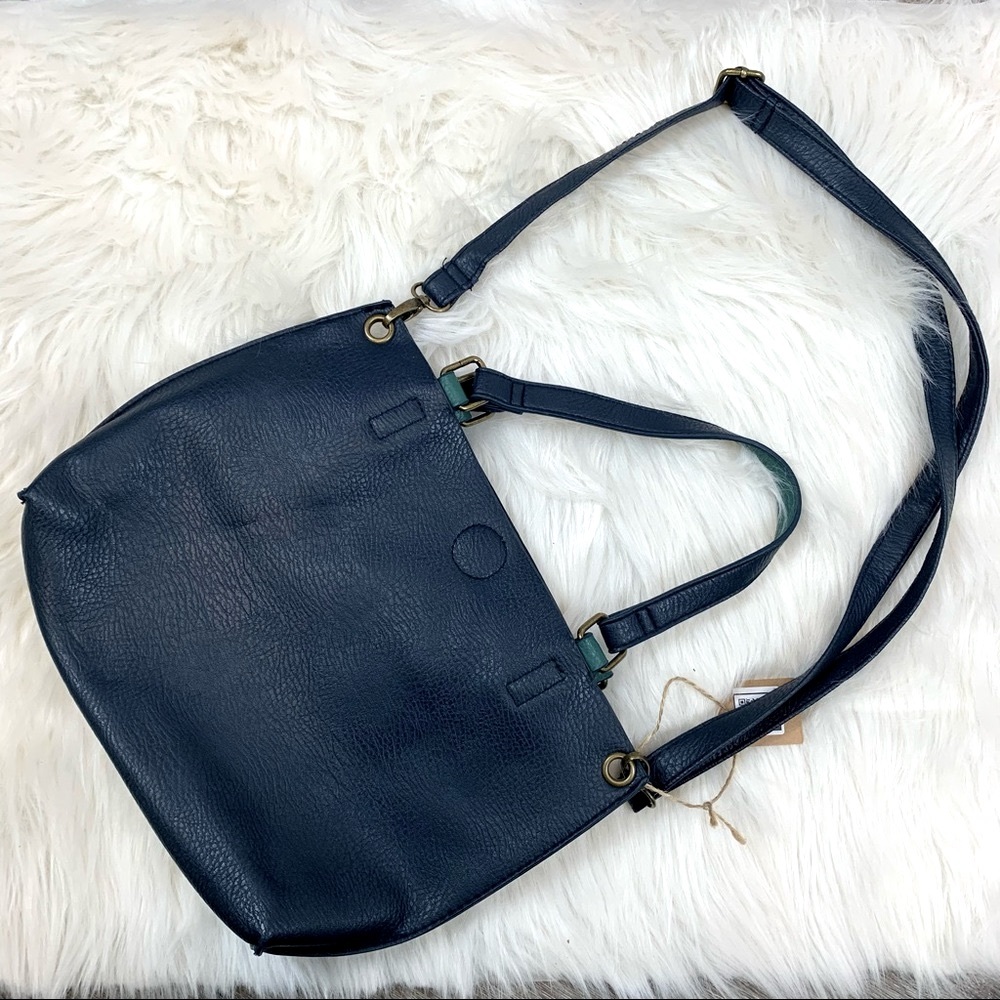 Blue Leather Bag